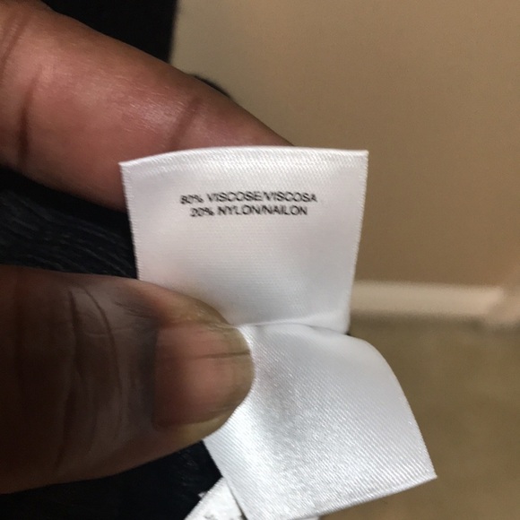 Anne Klein Black Sweater Dress with Turtleneck and Gold Button Detail-Size L - Picture 6 of 9